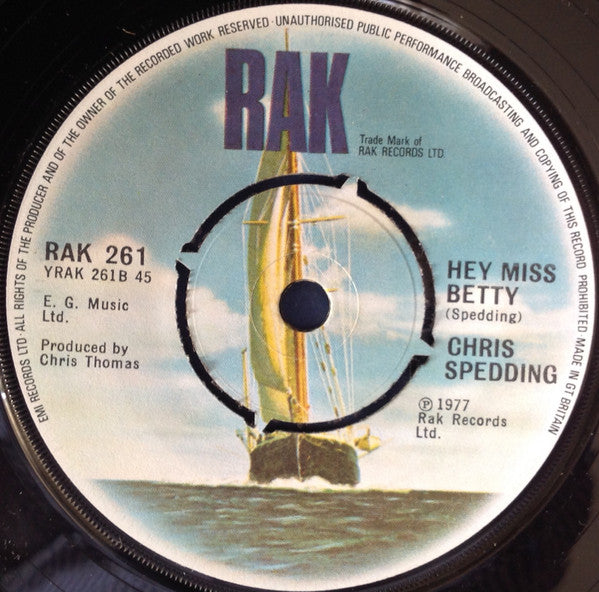 Chris Spedding : Get Outa My Pagoda (7")