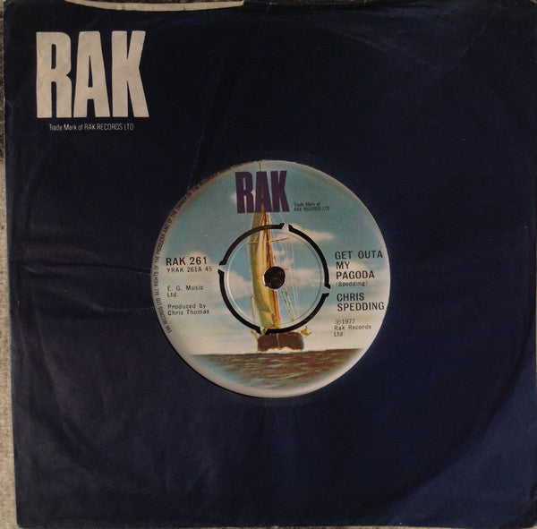 Chris Spedding : Get Outa My Pagoda (7")