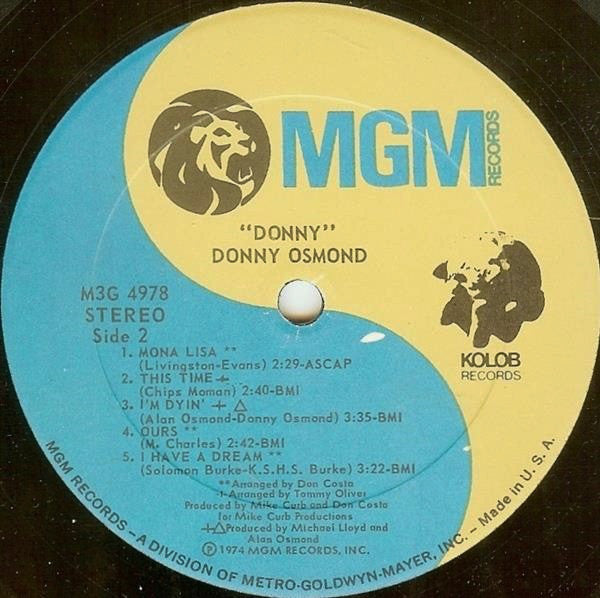 Donny Osmond : Donny (LP, Pre)