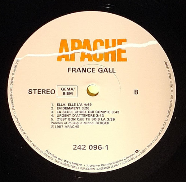 France Gall : Babacar (LP, Album)