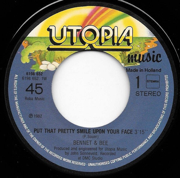 Bennet & Bee : Put That Pretty Smile Upon Your Face (7", Single)