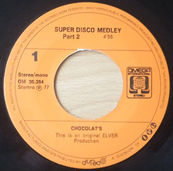 Chocolat's : Super Disco Medley (7", Single, Mixed)