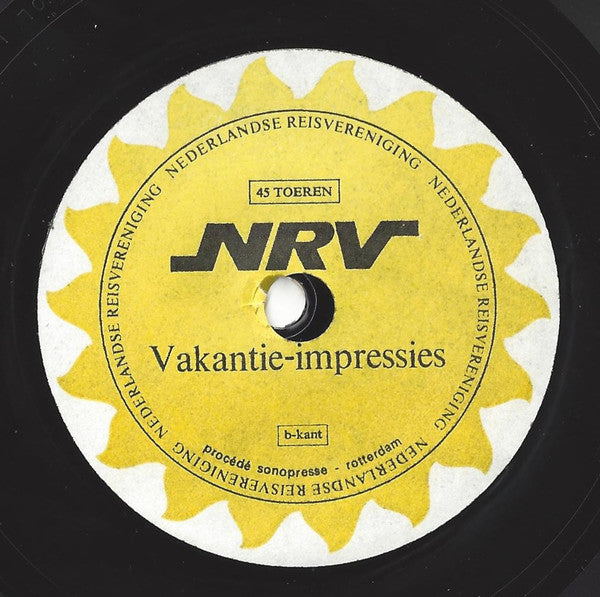 Henk Molenberg / No Artist : Vakantieverhalen / Vakantie-Impressies (Flexi, 7")