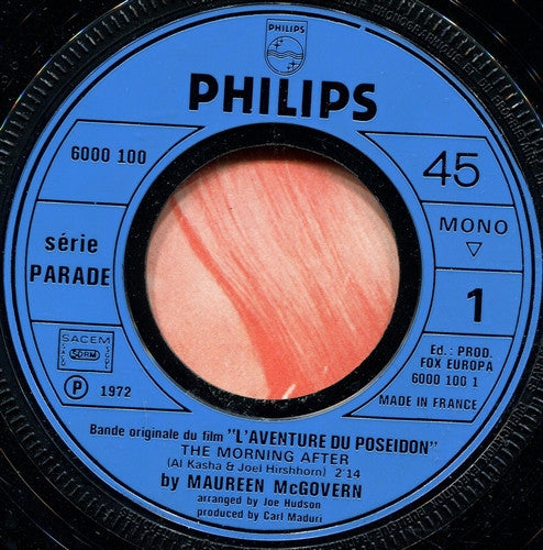 Maureen McGovern : The Morning After (7", Single, Mono)