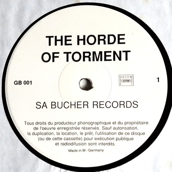 The Horde Of Torment : Product Of A Sick Mind (LP, Comp)