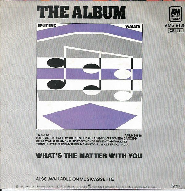 Split Enz : History Never Repeats (7", Single, etc)