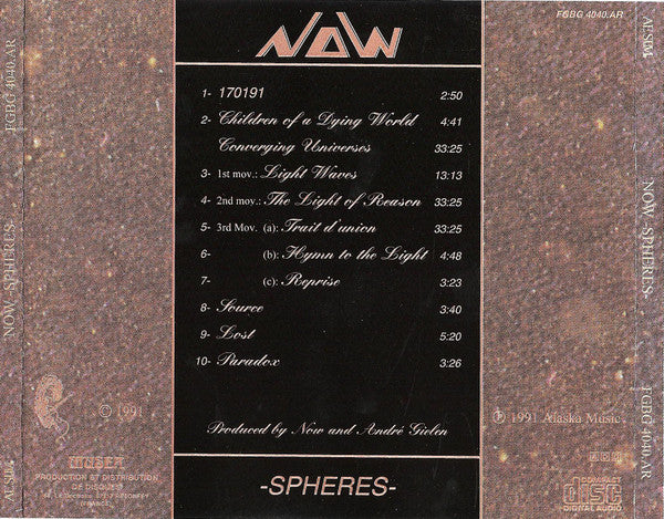 Now (12) : Spheres (CD, Album)
