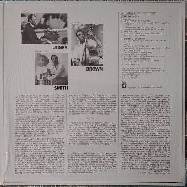 Jones*, Brown*, Smith* : Jones - Brown - Smith (LP, Album)