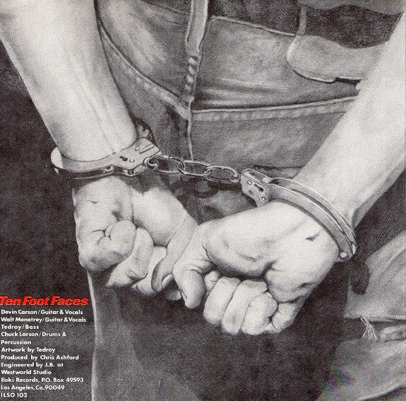 Ten Foot Faces : Sex Slave / Struggle From The Jungle To The Street (7", Whi)