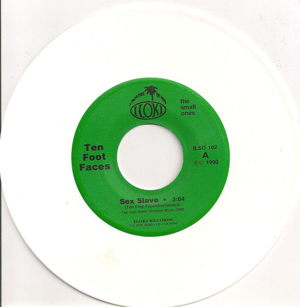 Ten Foot Faces : Sex Slave / Struggle From The Jungle To The Street (7", Whi)