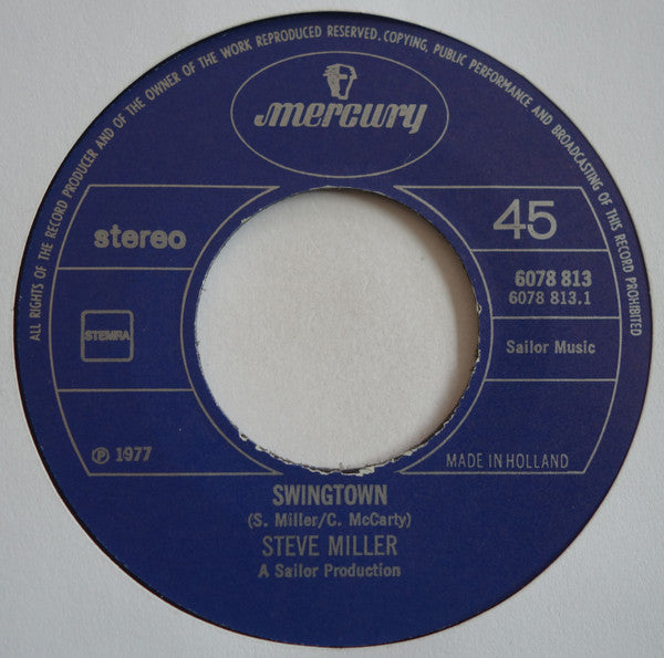 Steve Miller Band : Swingtown / Wintertime (7", Single)
