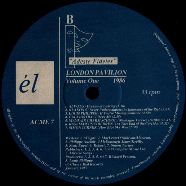 Various : London Pavilion Volume One (LP, Comp)