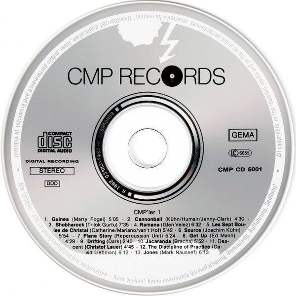 Various : CMPler I (CD, Smplr)