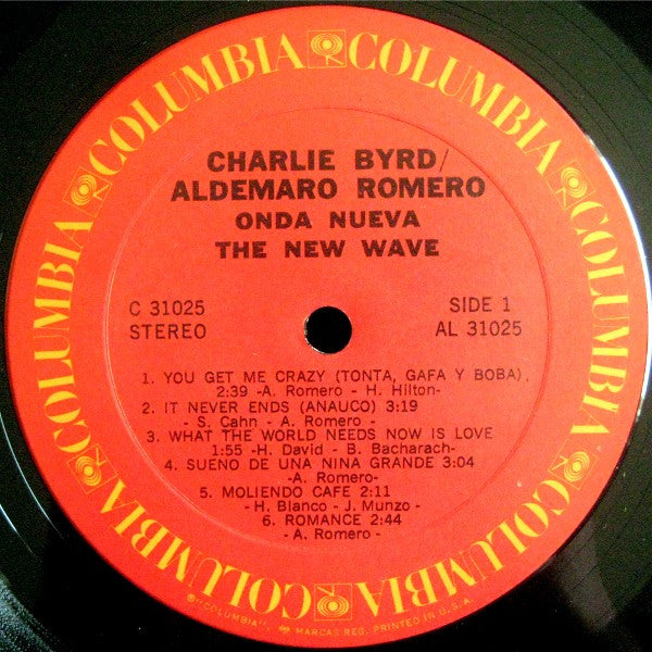 Charlie Byrd / Aldemaro Romero : Onda Nueva / The New Wave (LP, Album)