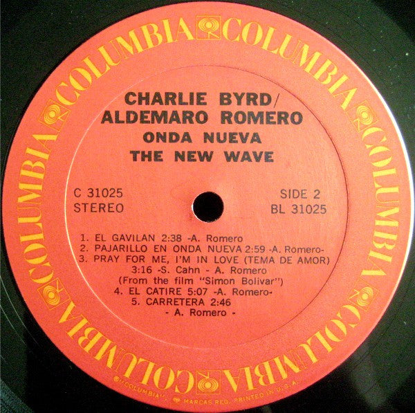 Charlie Byrd / Aldemaro Romero : Onda Nueva / The New Wave (LP, Album)