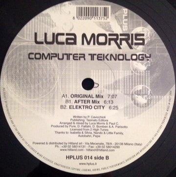 Luca Morris : Computer Teknology (12")