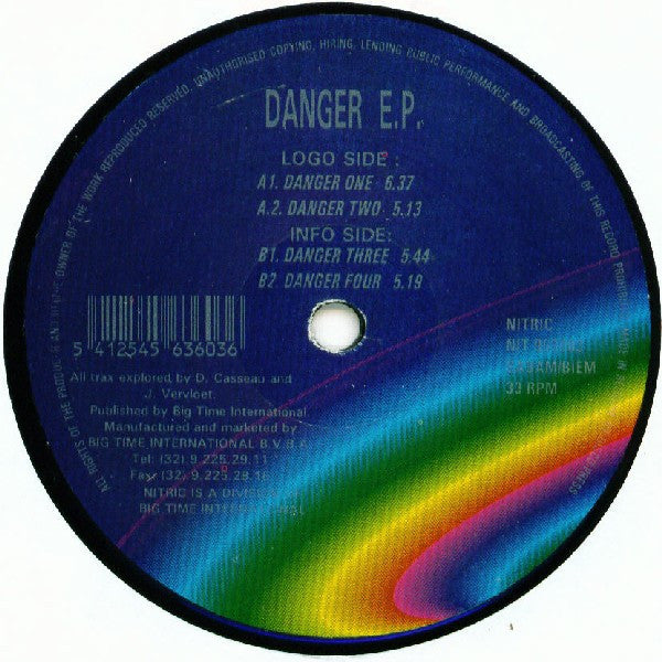 Danger (63) : E.P. (12", EP)