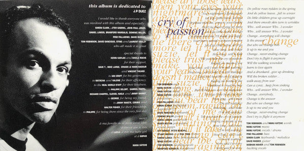 Manu Katché : It's About Time (CD, Album)