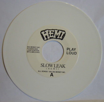 Hemi : Slow Leak (7", Single, Whi)