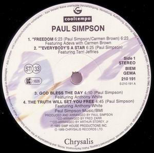 Paul Simpson : One (LP, Album)