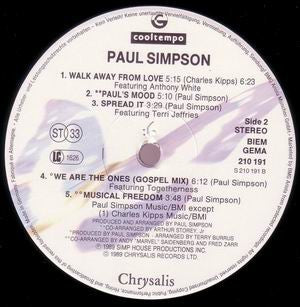 Paul Simpson : One (LP, Album)