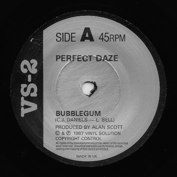 Perfect Daze : Bubblegum (7", Single)