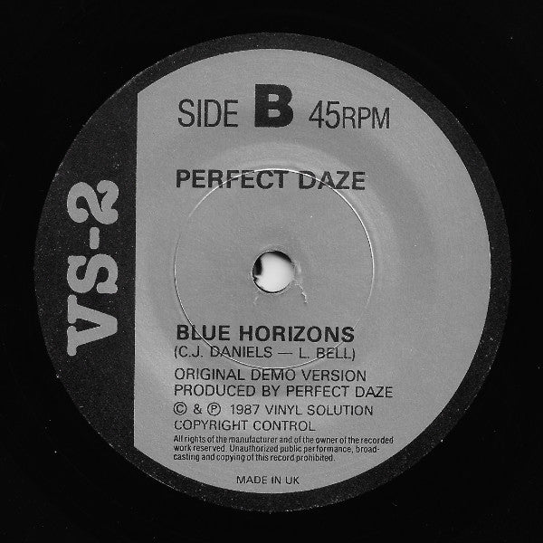 Perfect Daze : Bubblegum (7", Single)