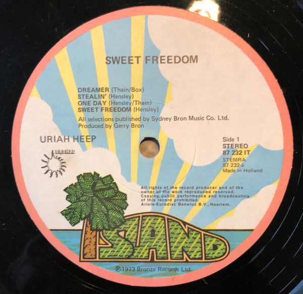Uriah Heep : Sweet Freedom (LP, Album, Gat)