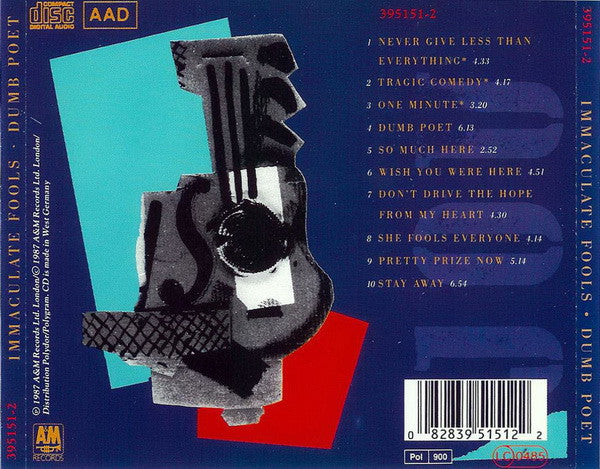 Immaculate Fools : Dumb Poet (CD, Album)