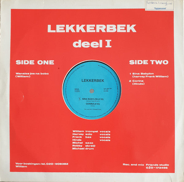 Lekkerbek (2) : Wanaisa Joe Na Bobo (12")