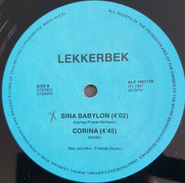 Lekkerbek (2) : Wanaisa Joe Na Bobo (12")