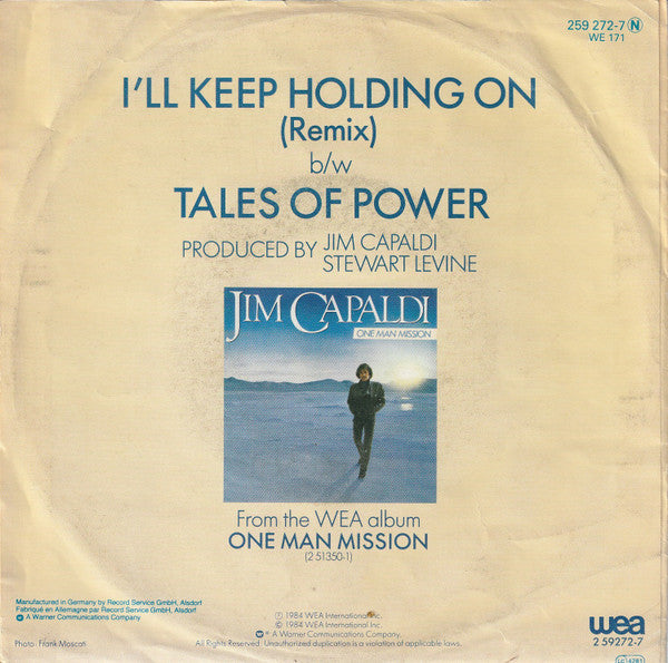 Jim Capaldi : I'll Keep Holding On (7", Single)