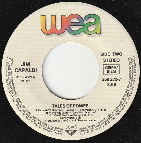 Jim Capaldi : I'll Keep Holding On (7", Single)