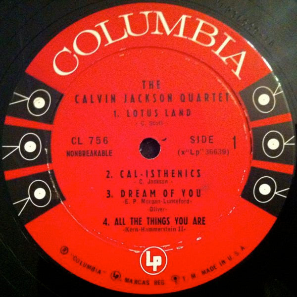 The Calvin Jackson Quartet : The Calvin Jackson Quartet (LP, Album)