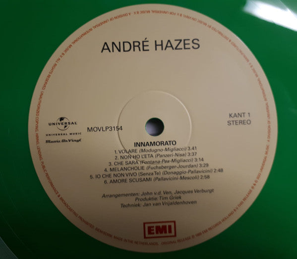 André Hazes : Innamorato (LP, Album, RP, Gre)