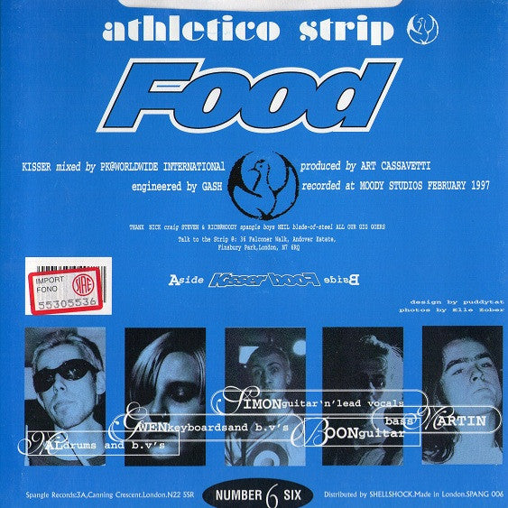 Athletico Strip : Kisser / Food (7", Red)