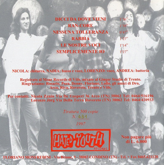 Ran-Core : Papalagi (7", Ltd, Whi)