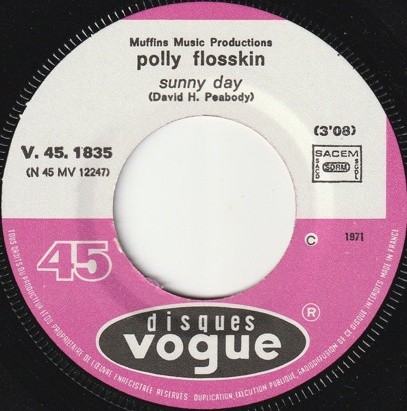 Polly Flosskin : Sunny Day (7")