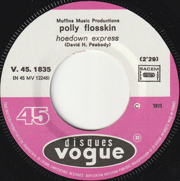 Polly Flosskin : Sunny Day (7")