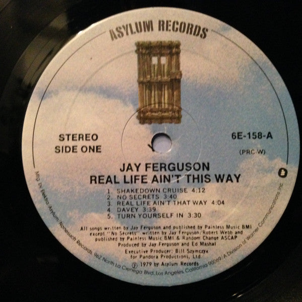 Jay Ferguson : Real Life Ain't This Way (LP, Album, PRC)