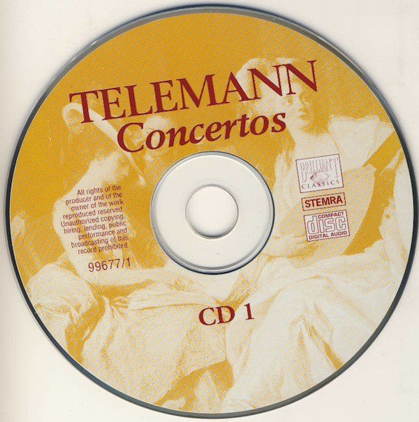 Georg Philipp Telemann : Concertos (3xCD)