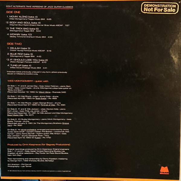 Wes Montgomery : Encores (LP, Comp)