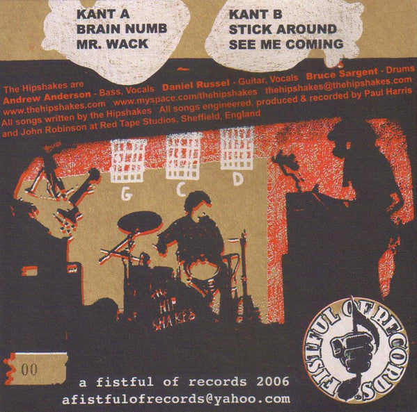 The Hipshakes : Stick Around (7", Ltd, Num)