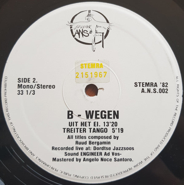 B-Wegen : Uit Het Ei (LP, Album)
