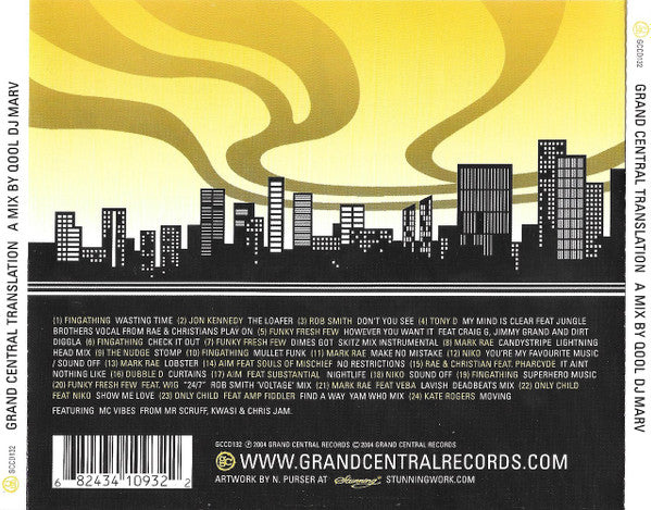 Qool DJ Marv : Grand Central Translation  (CD, Comp, Mixed)