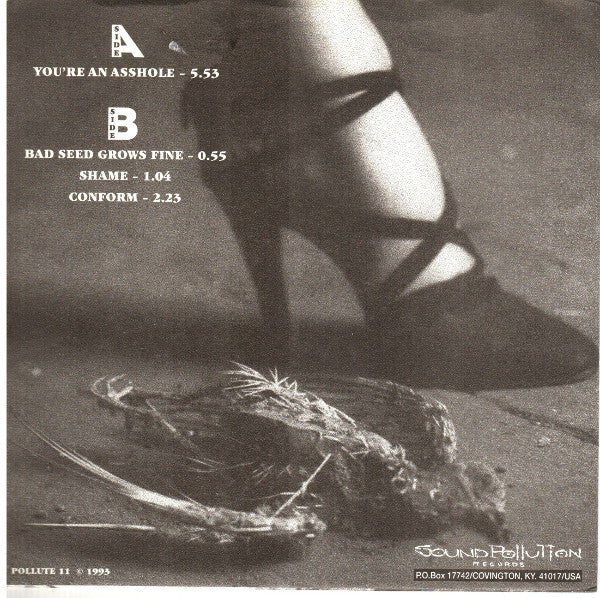 Cold World : You're An Asshole (7", EP)