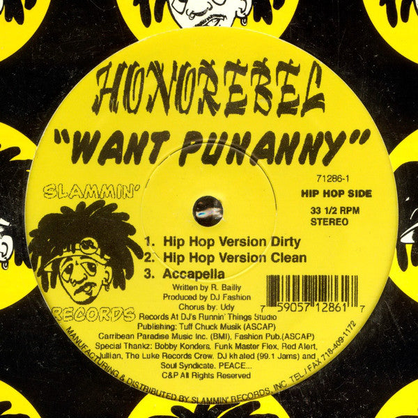 HonoRebel : Want Punanny (12")