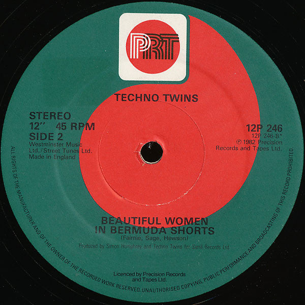 Techno Twins : Swing Together (I Wanna Be Loved By You) In The Mood (12")