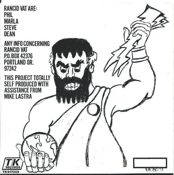 Rancid Vat : It's My Fate (7", Num, Gre)