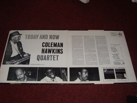 Coleman Hawkins Quartet : Today And Now (LP, Album, Gat)